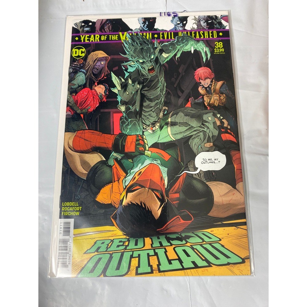 DC Comics Red Hood Outlaw 38 Year of the Villain Evil Unleashed 2019 Lobdell
